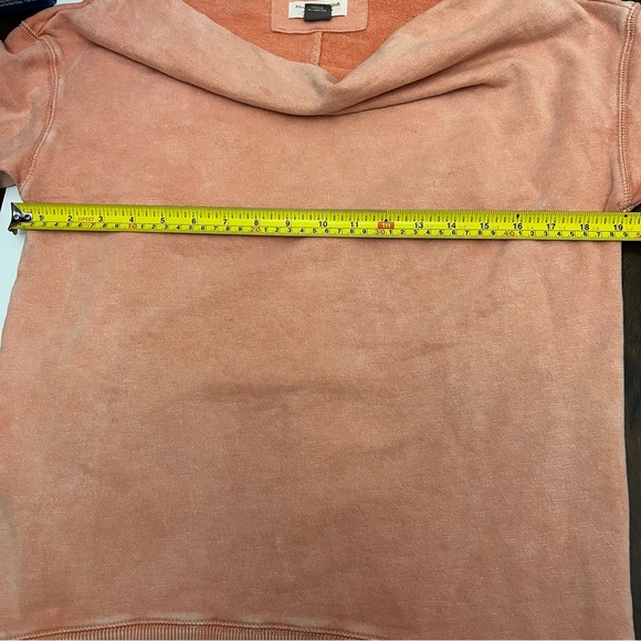 Pilcro by Anthropologie Donna Boatneck Tunic Terry Sweatshirt Small - Picture 9 of 9